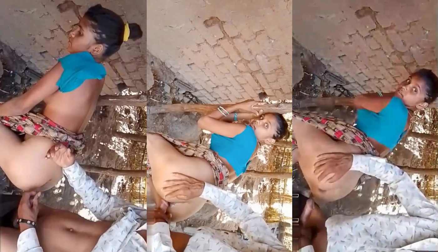 23 साल की गरीब देहाती बीवी की गोरी गांड मारी झोपड़ी में